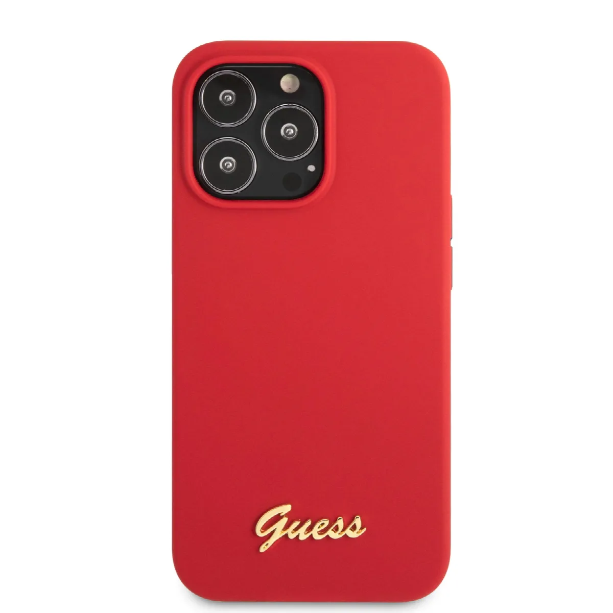 Guess “Vintage Script Gold Logo Collection” Σκληρή Θήκη προστασίας από σιλικόνη – Apple iPhone 13 Pro Κόκκινη – εικόνα 4
