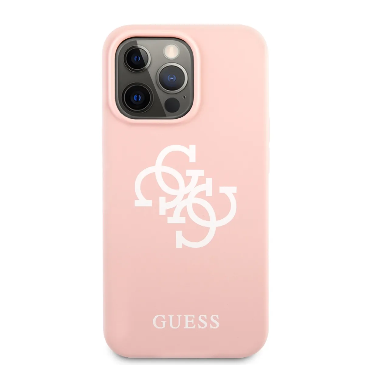 Guess "4G Logo Collection" Θήκη προστασίας από σιλικόνη – iPhone 13 Pro Max Ροζ – εικόνα 4