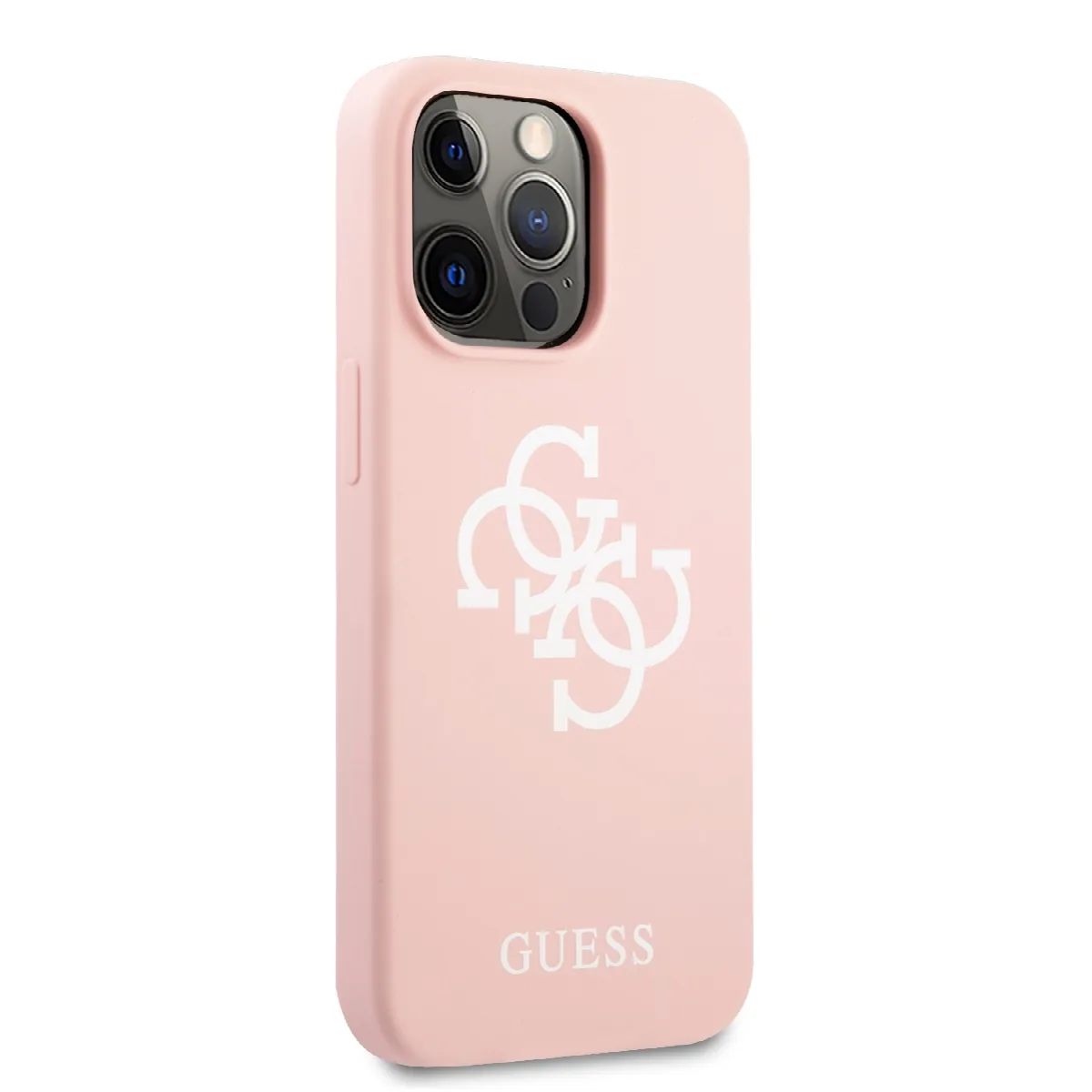 Guess "4G Logo Collection" Θήκη προστασίας από σιλικόνη – iPhone 13 Pro Max Ροζ – εικόνα 2