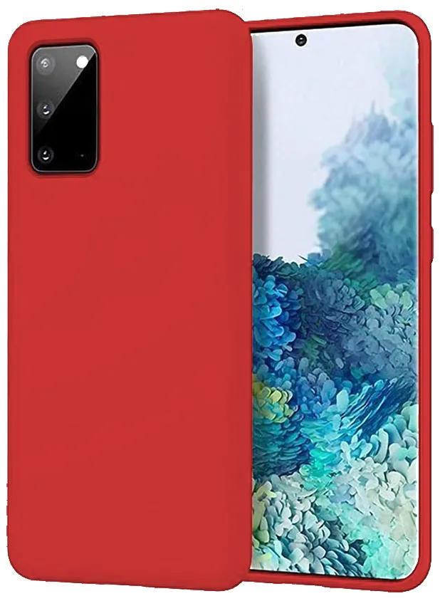 Θήκη Silky And Soft για Samsung S20 Plus - Κόκκινο