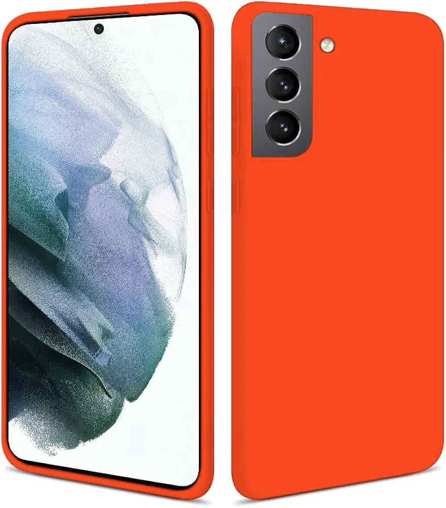 Θήκη Silky And Soft για Samsung Galaxy S21 / S30 - Πορτοκαλί