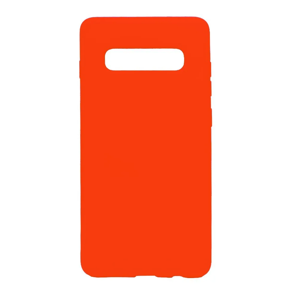 Θήκη Silky And Soft για Samsung S10 Plus - Πορτοκαλί