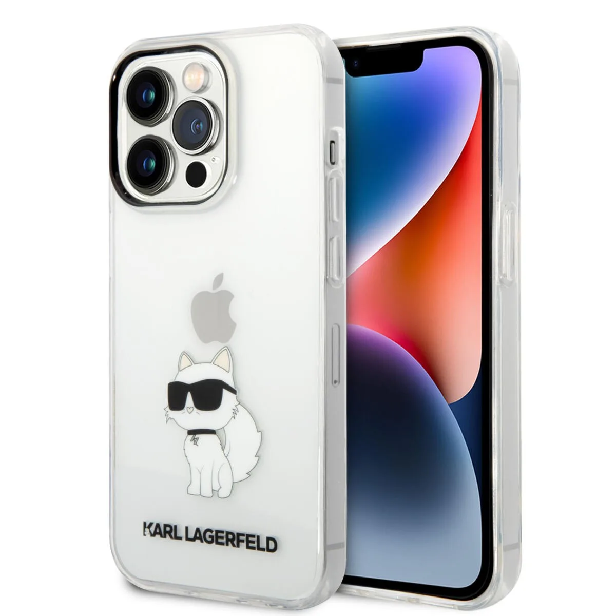 Karl Lagerfeld Ikonik Back Cover Case Choupette Διάφανη θήκη προστασίας από TPU / PC – iPhone 14 Pro Clear