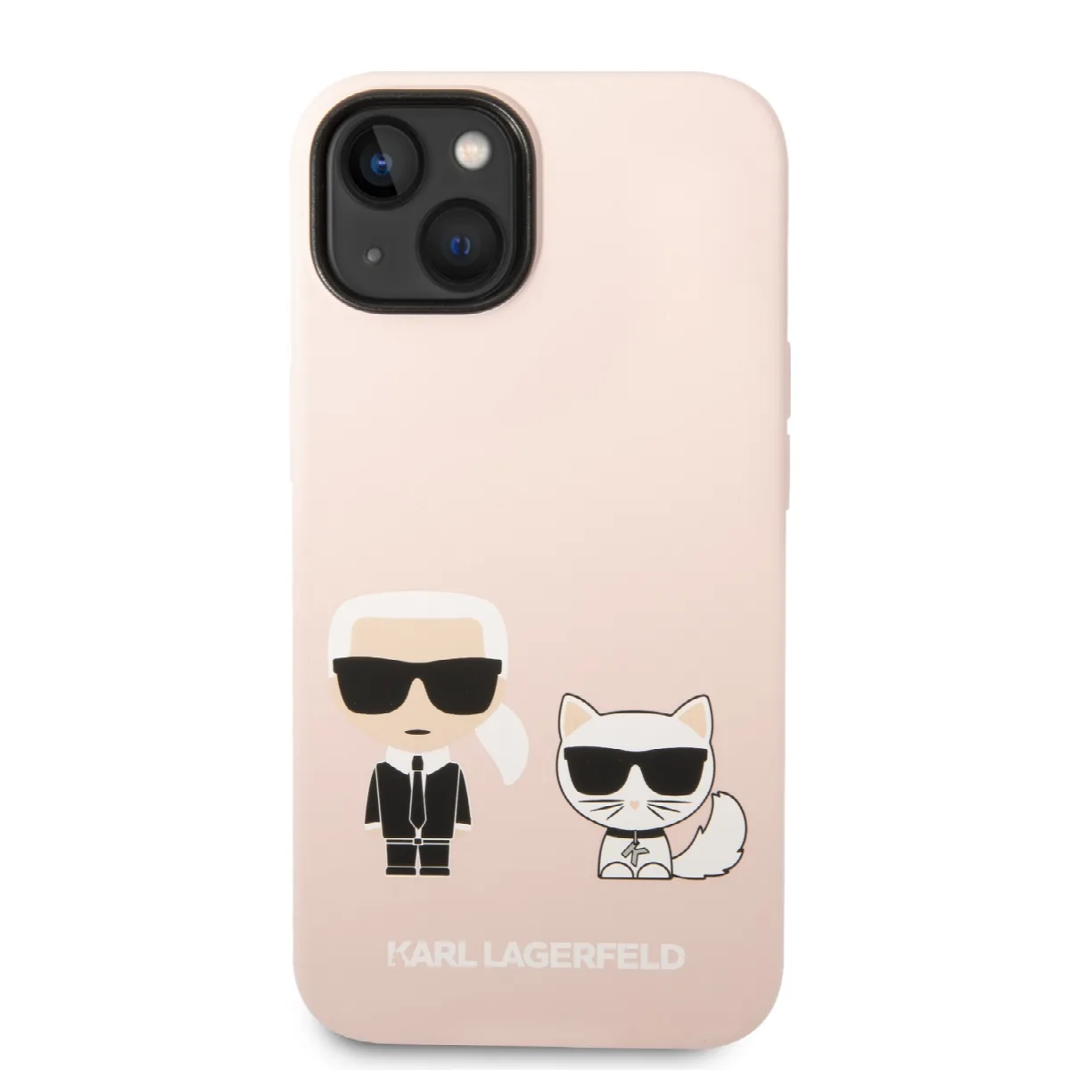 Karl Lagerfeld Silicone Case Karl+Choupette Θήκη προστασίας από σιλικόνη – iPhone 14 Plus Light Pink – KLHCP14MSSKCI – εικόνα 2