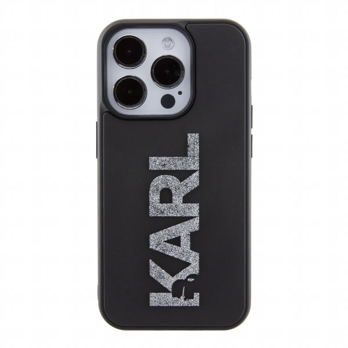 Karl Lagerfeld “Karl 3D Logo Glitter Cover” Hard Case Θήκη προστασίας από σιλικόνη – iPhone 15 Pro Glitter / Black – KLHCP15L3DM – εικόνα 4