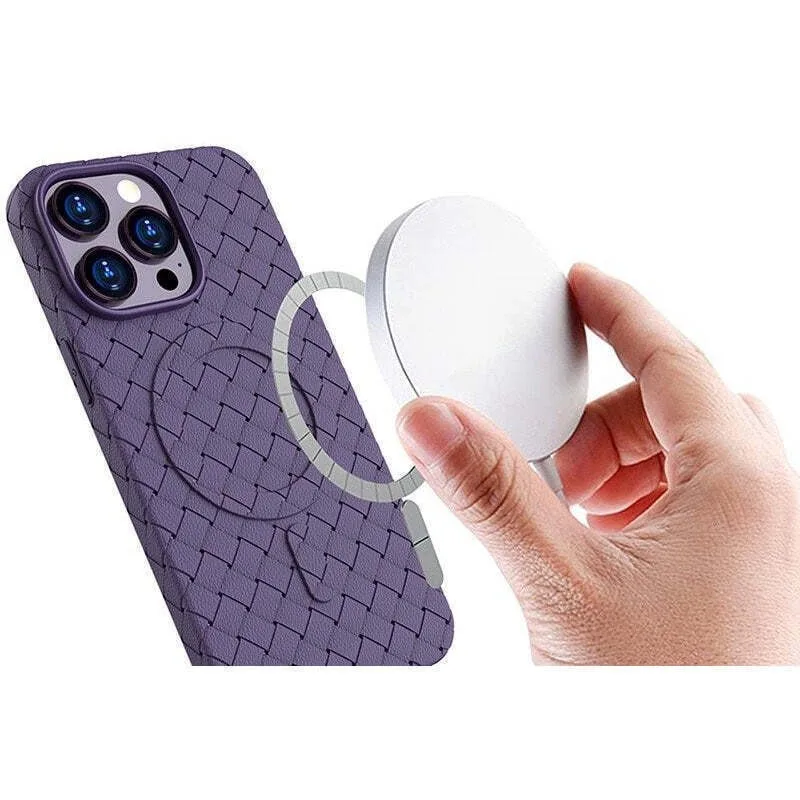 Woven Back Cover (iPhone 15 Pro Max) - Μαύρο – εικόνα 2