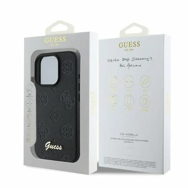 Guess 4G Classic Θήκη Προστασίας για Apple iPhone 16 Pro - Μαύρο – εικόνα 2