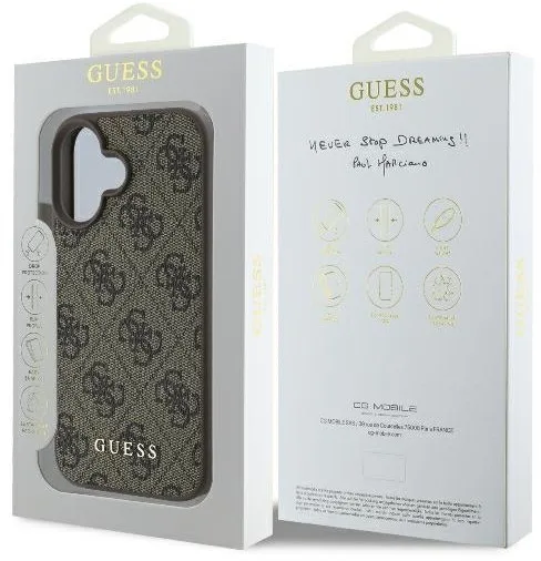 Guess 4G Classic Θήκη Προστασίας για Apple iPhone 16 Plus - Καφέ – εικόνα 2