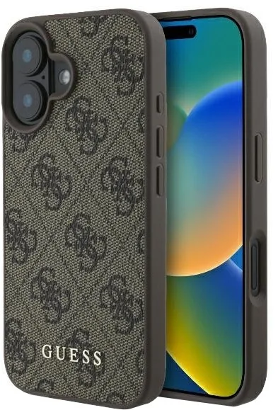 Guess 4G Classic Θήκη Προστασίας για Apple iPhone 16 Plus - Καφέ