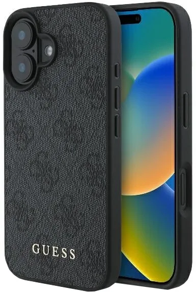 Guess 4G Classic Θήκη Προστασίας για Apple iPhone 16 Plus - Μαύρο