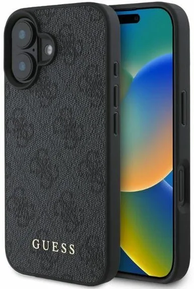 Guess 4G Classic Case για iPhone 16 - Μαύρο