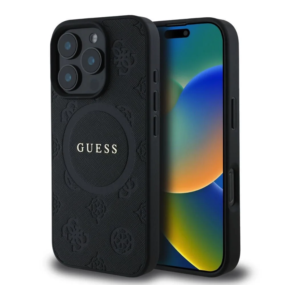 Guess Back Cover για iPhone 16 Pro - Μαύρο