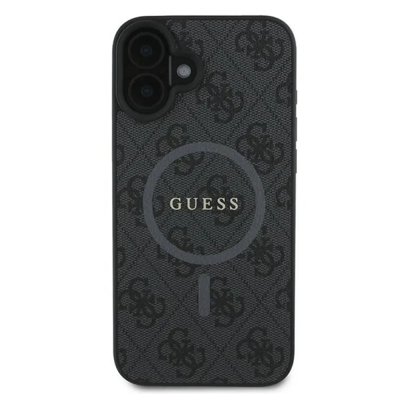 Guess Back Cover Δερματίνης / Δερμάτινο για iPhone 16 Plus - Μαύρο – εικόνα 2