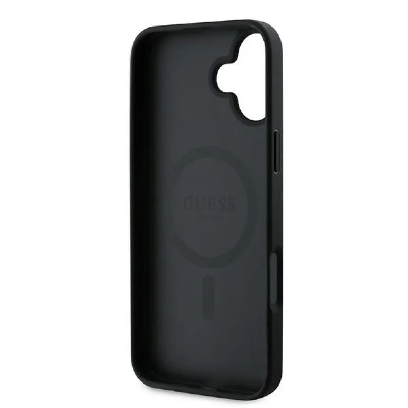 Guess Back Cover Δερματίνης / Δερμάτινο για iPhone 16 Plus - Μαύρο – εικόνα 4