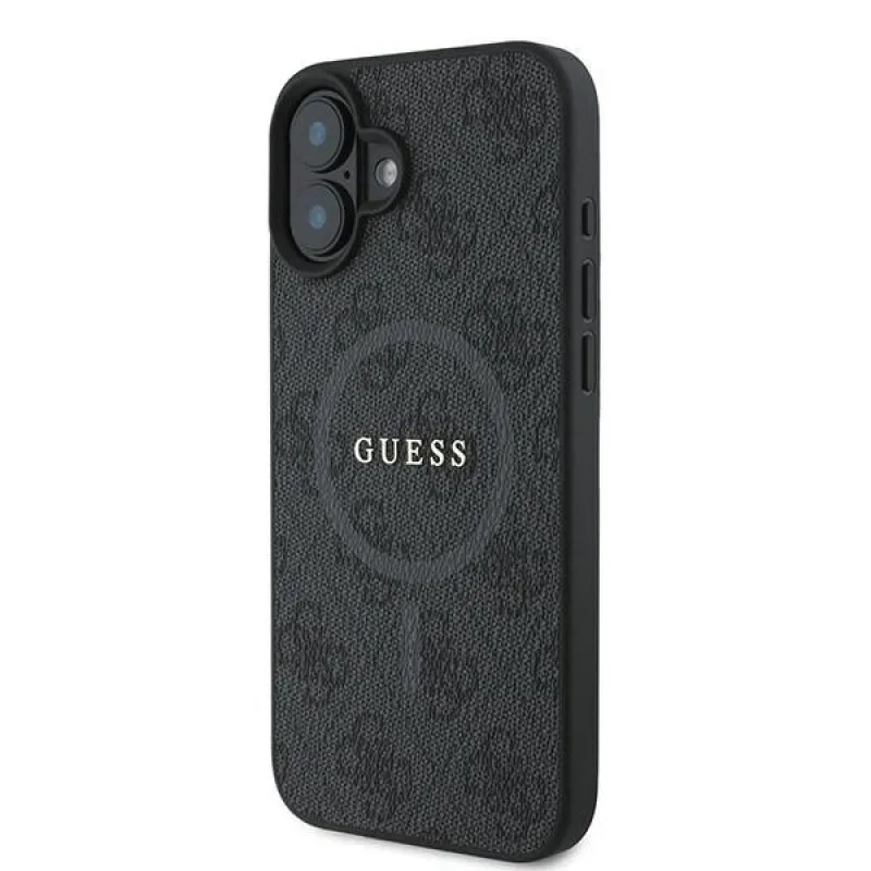 Guess Back Cover Δερματίνης / Δερμάτινο για iPhone 16 Plus - Μαύρο – εικόνα 3
