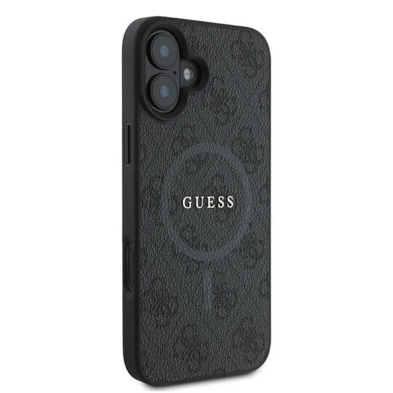 Guess Back Cover Δερματίνης / Δερμάτινο για iPhone 16 Plus - Μαύρο – εικόνα 5