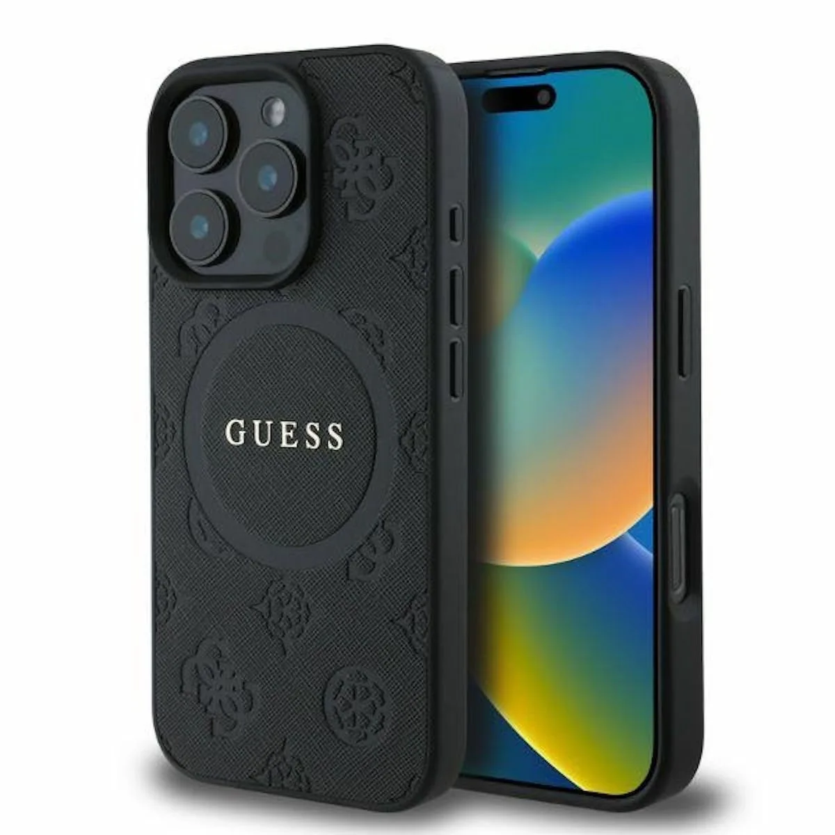 Guess Back Cover για iPhone 16 Pro Max - Μαύρο