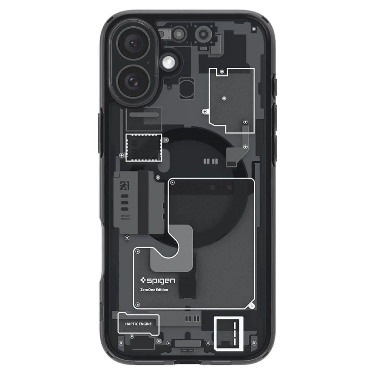 Spigen Ultra Hybrid Zero One (MagFit) Back Cover Πλαστικό για iPhone 16 - Μαύρο – εικόνα 2