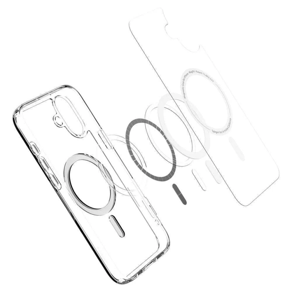 Spigen Ultra Hybrid MagFit Back Cover iPhone 16 - Λευκό – εικόνα 5