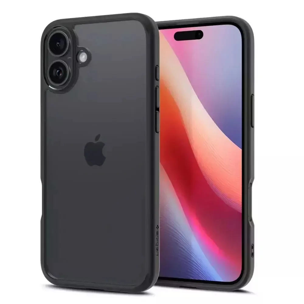 Spigen Ultra Hybrid Back Cover Πλαστικό για iPhone 16 - Matte Black – εικόνα 3