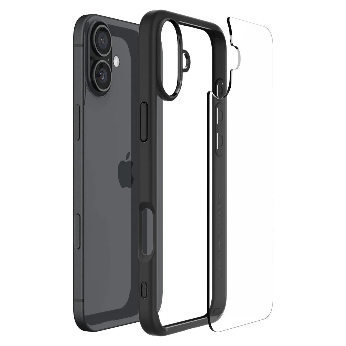 Spigen Ultra Hybrid Back Cover Πλαστικό για iPhone 16 - Matte Black – εικόνα 2