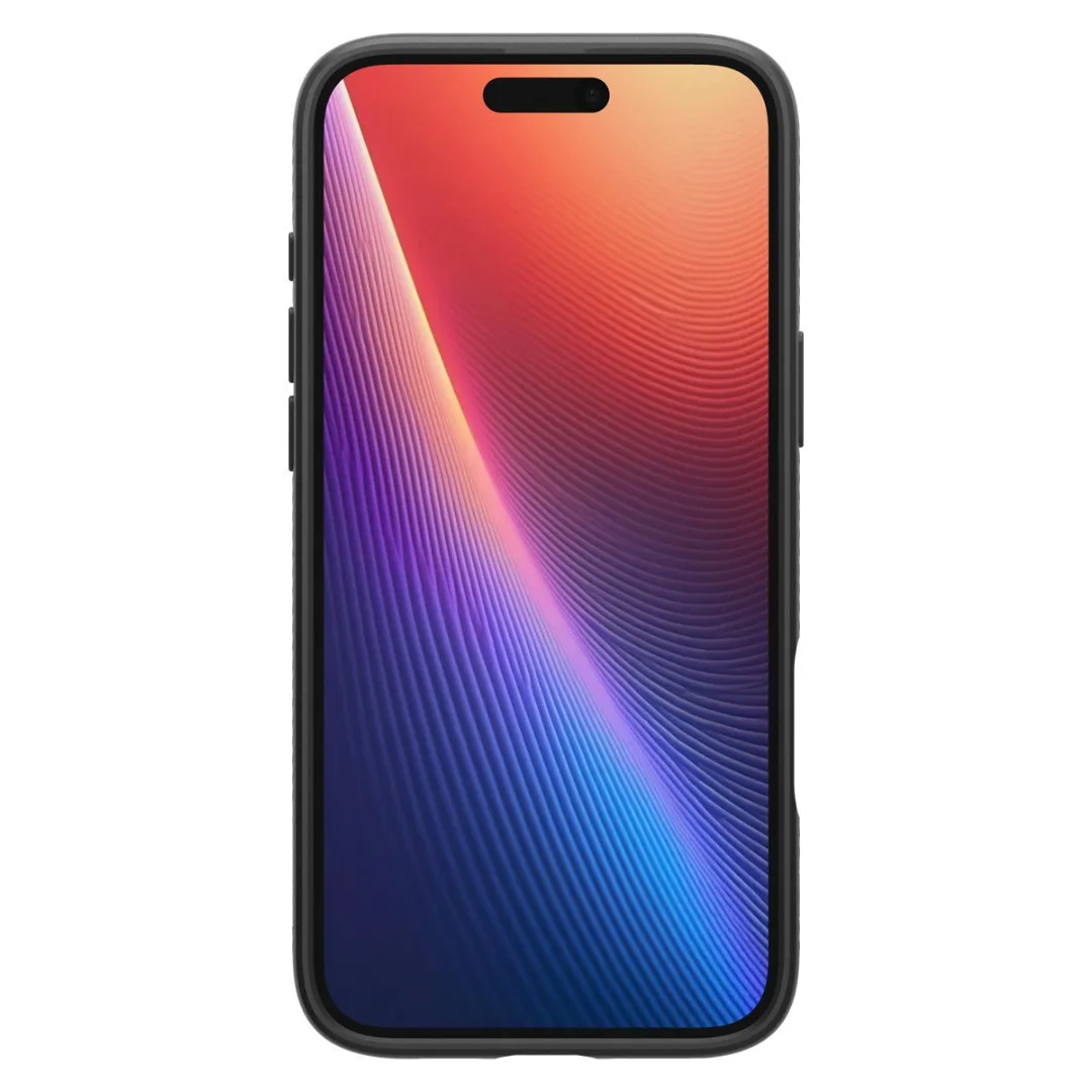 Θήκη Spigen Liquid Air Back Cover Σιλικόνης για iPhone 16 - Matte Black – εικόνα 2