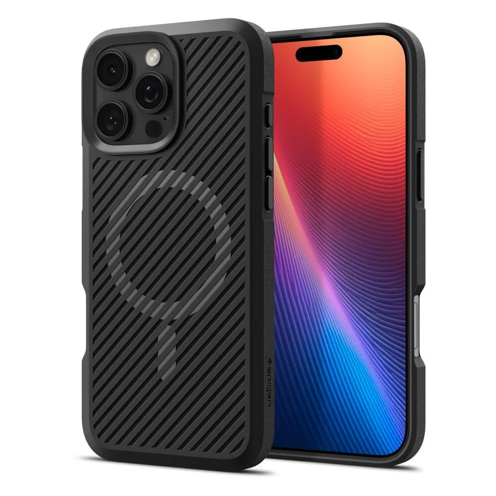 Spigen Core Armor MagFit Back Cover Σιλικόνης Ανθεκτικό για iPhone 16 Pro - Matte Black