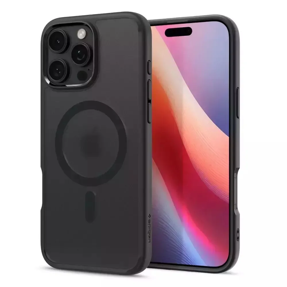 Spigen Ultra Hybrid MagFit Back Cover Πλαστικό Frost για iPhone 16 Pro - Μαύρο – εικόνα 2