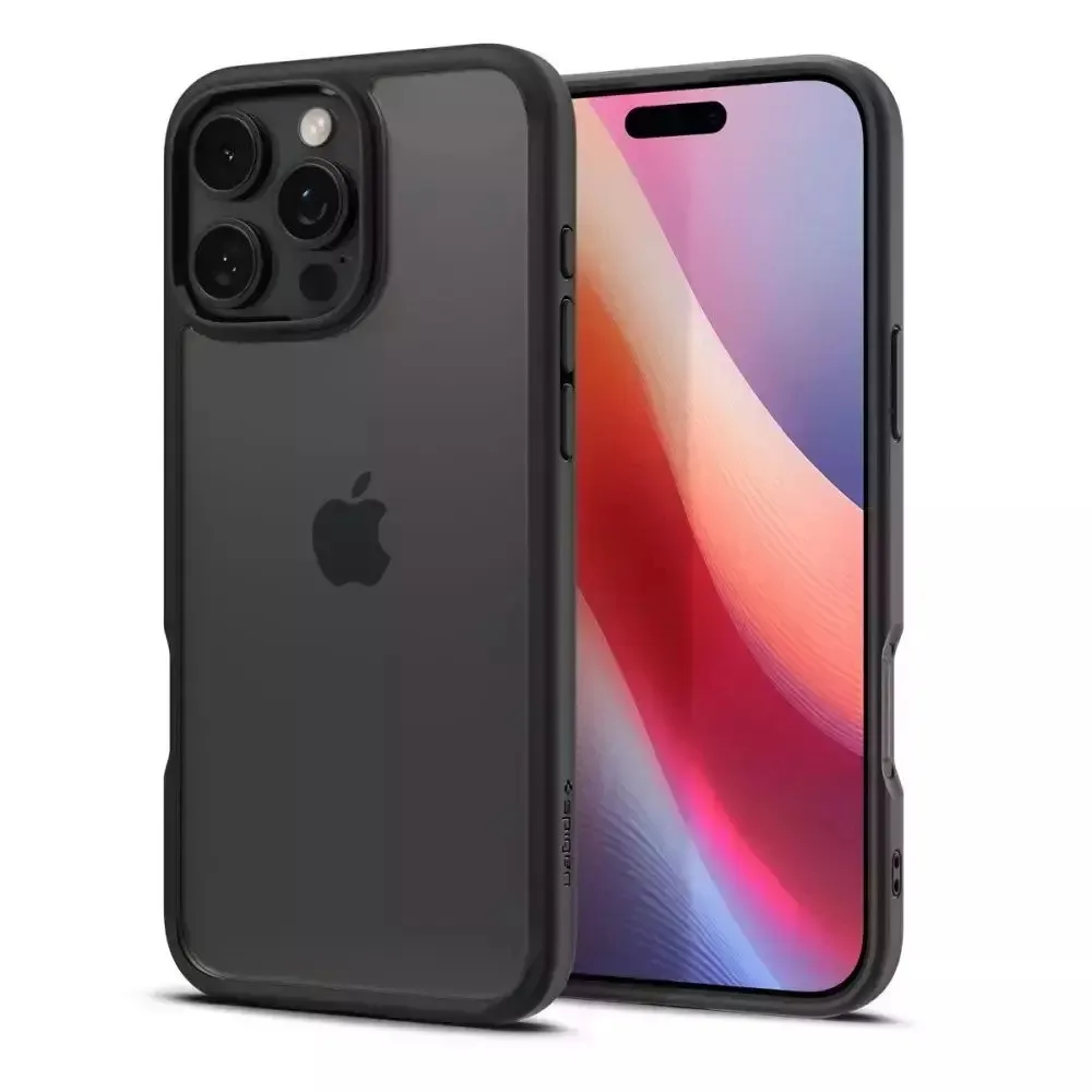 Spigen Ultra Hybrid Back Cover Πλαστικό για iPhone 16 Pro - Matte Black – εικόνα 3