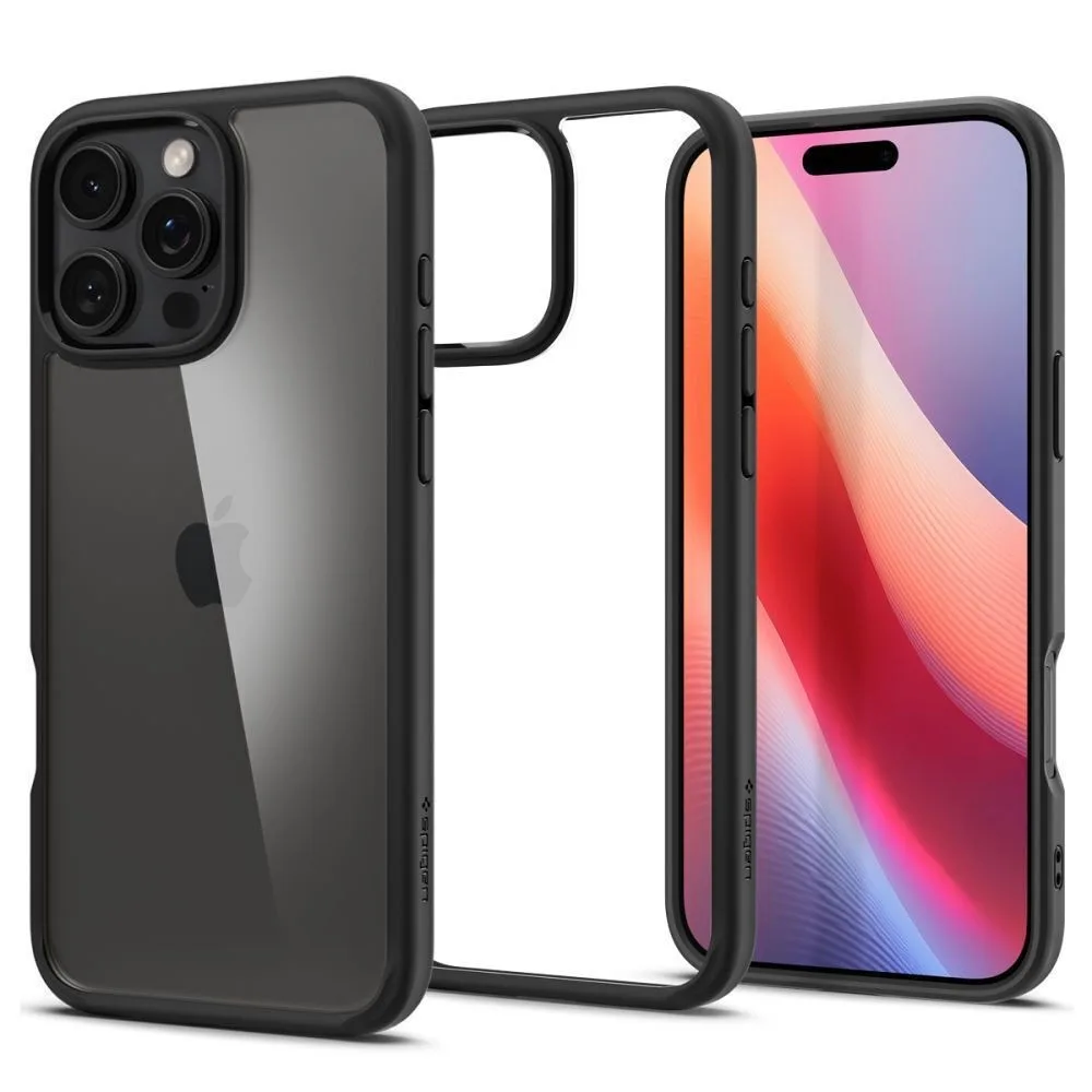 Spigen Ultra Hybrid Back Cover Πλαστικό για iPhone 16 Pro - Matte Black