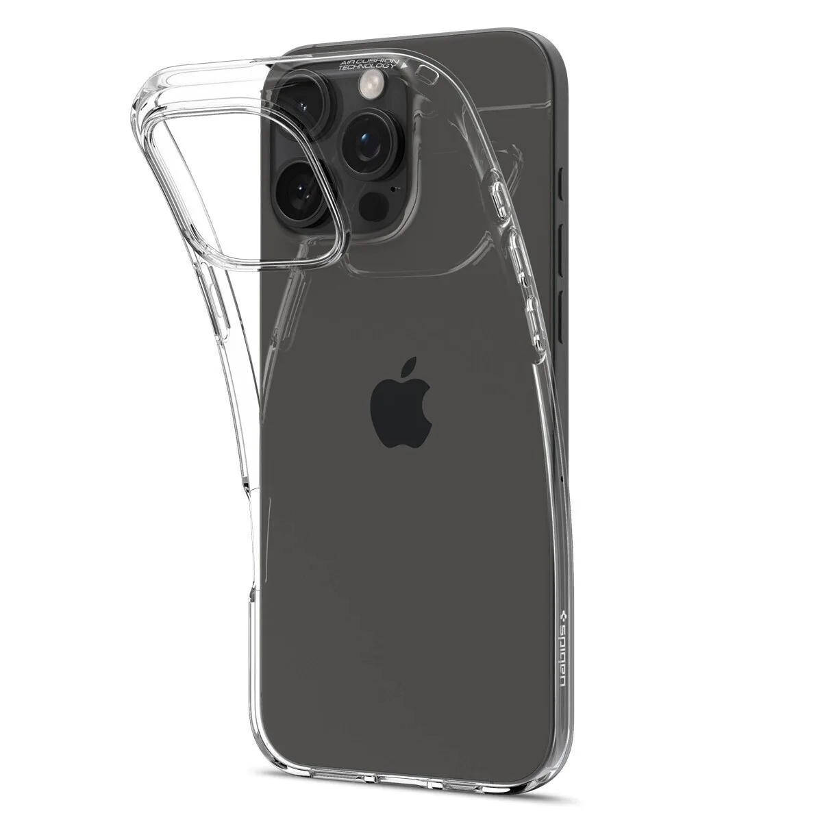 Spigen Liquid Crystal Back Cover Σιλικόνης για iPhone 16 Pro - Διάφανο – εικόνα 5