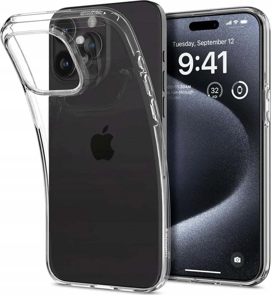 Spigen Liquid Crystal Back Cover Σιλικόνης για iPhone 16 Pro - Διάφανο