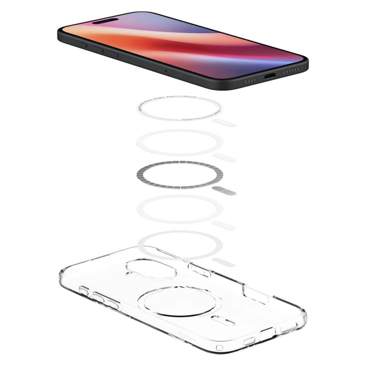 Spigen Liquid Crystal MagFit Back Cover Πλαστικό για iPhone 16 Plus - Λευκό – εικόνα 2