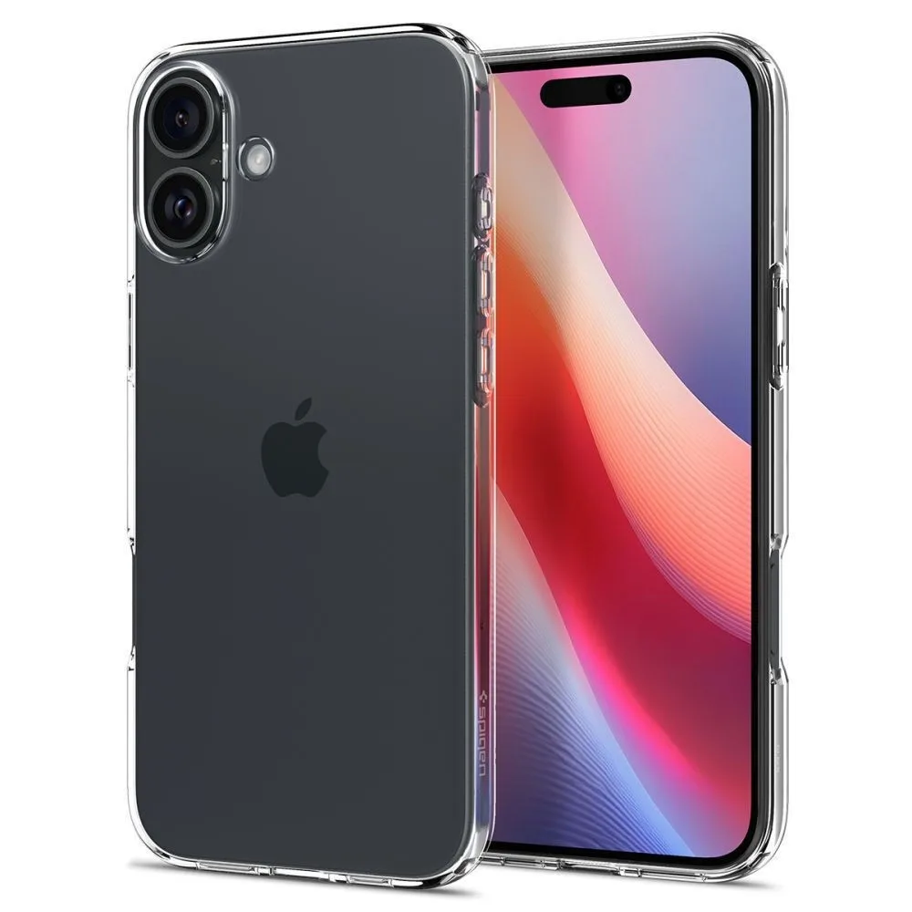 Spigen Liquid Crystal Back Cover Σιλικόνης για iPhone 16 Plus - Διάφανο – εικόνα 3