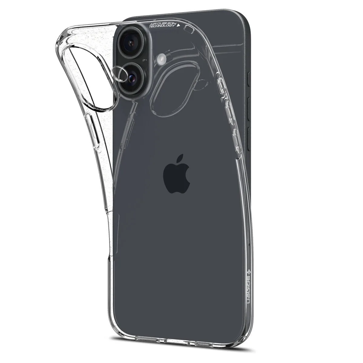 Spigen Liquid Crystal Back Cover Σιλικόνης για iPhone 16 Plus - Διάφανο – εικόνα 2