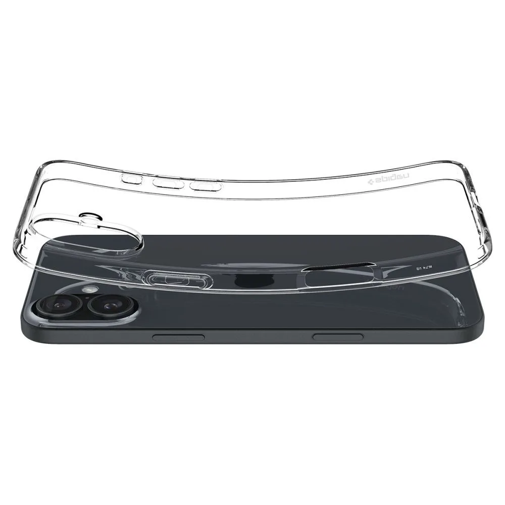 Spigen Liquid Crystal Back Cover Σιλικόνης για iPhone 16 Plus - Διάφανο – εικόνα 5