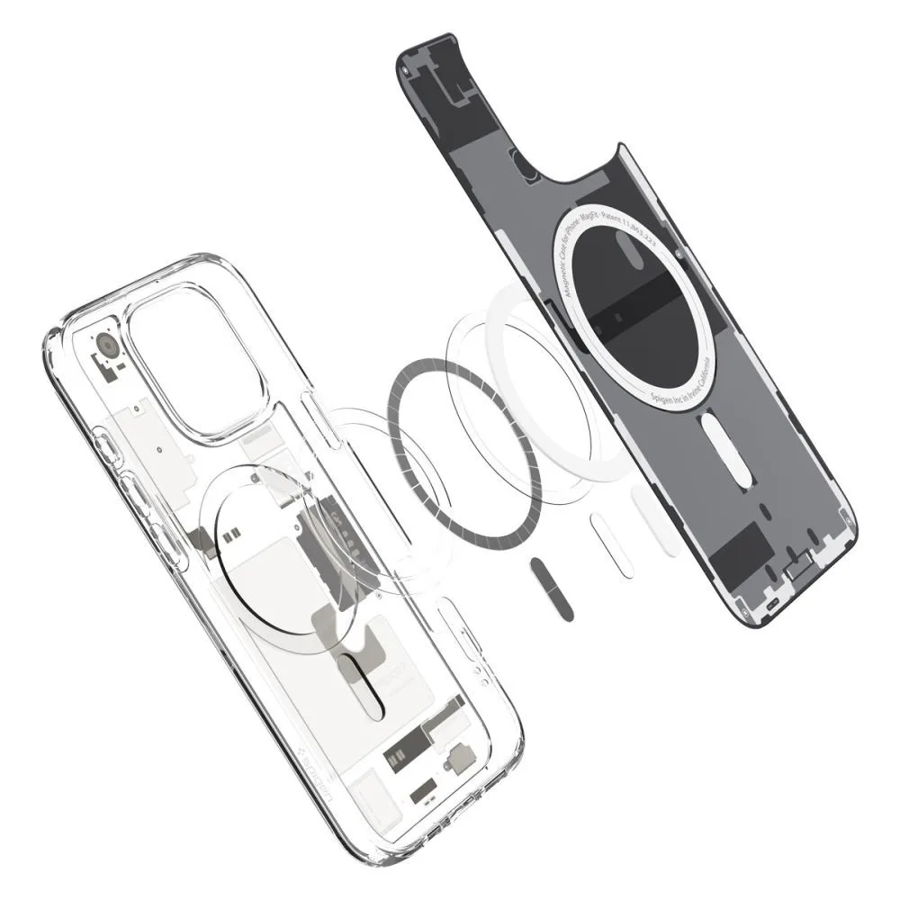 Spigen Ultra Hybrid Zero One (MagFit) Back Cover Πλαστικό για iPhone 16 Pro Max - Natural Titanium – εικόνα 4