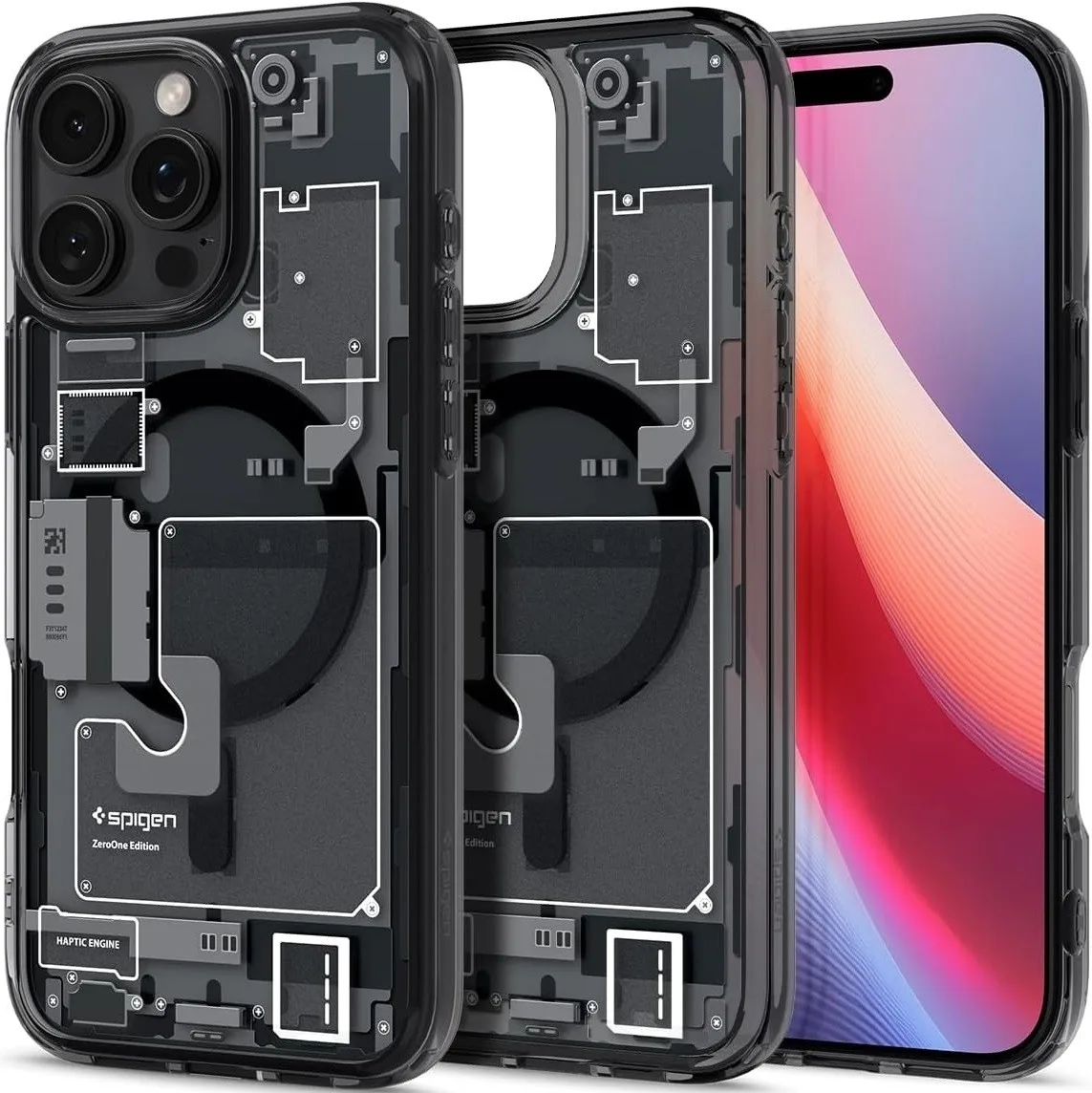 Spigen Ultra Hybrid Zero One (MagFit) Back Cover Πλαστικό για iPhone 16 Pro Max - Μαύρο