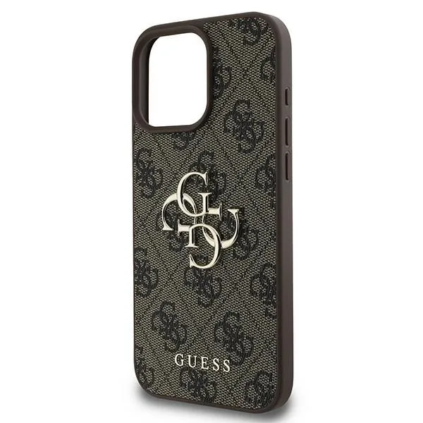 Guess 4g Big Logo Back Cover για iPhone 16 Pro - Καφέ – εικόνα 4