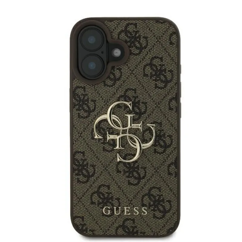 Guess 4g Big Logo Back Cover για iPhone 16 Plus - Καφέ – εικόνα 4
