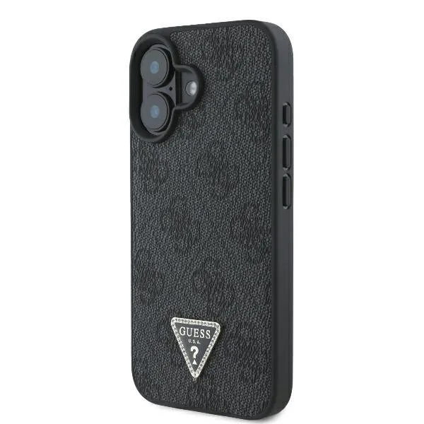 Guess Back Cover Δερμάτινο για iPhone 16 Plus - Μαύρο – εικόνα 3