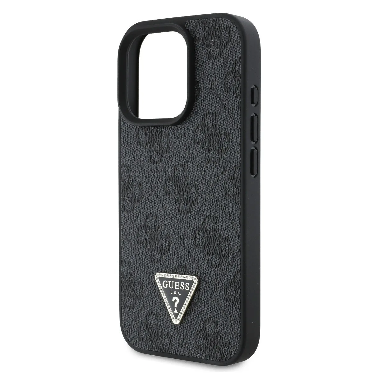 Guess 4g Triangle Strass Magsafe Back Cover για iPhone 16 Pro Max - Μαύρο – εικόνα 3