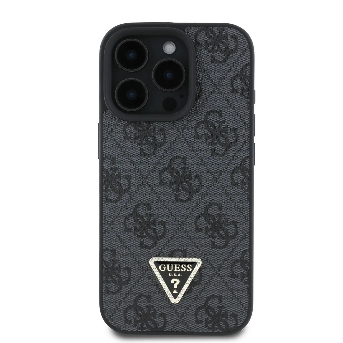 Guess 4g Triangle Strass Magsafe Back Cover για iPhone 16 Pro Max - Μαύρο – εικόνα 4