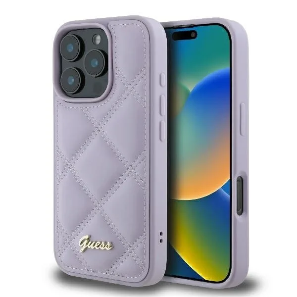 Guess Back Cover για iPhone 16 Pro Max - Μωβ