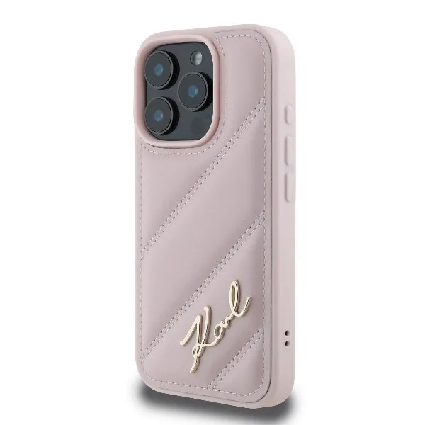 Karl Lagerfeld Back Cover για iPhone 16 Pro - Ροζ – εικόνα 3