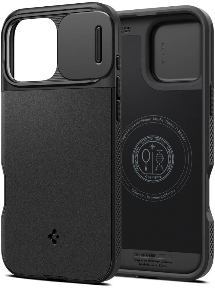 Spigen Optik Armor για Apple iPhone 16 Pro - Μαύρο