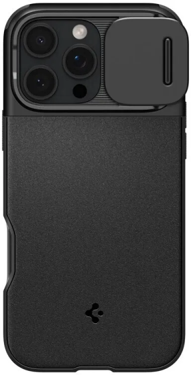 Spigen Optik Armor για Apple iPhone 16 Pro - Μαύρο – εικόνα 3