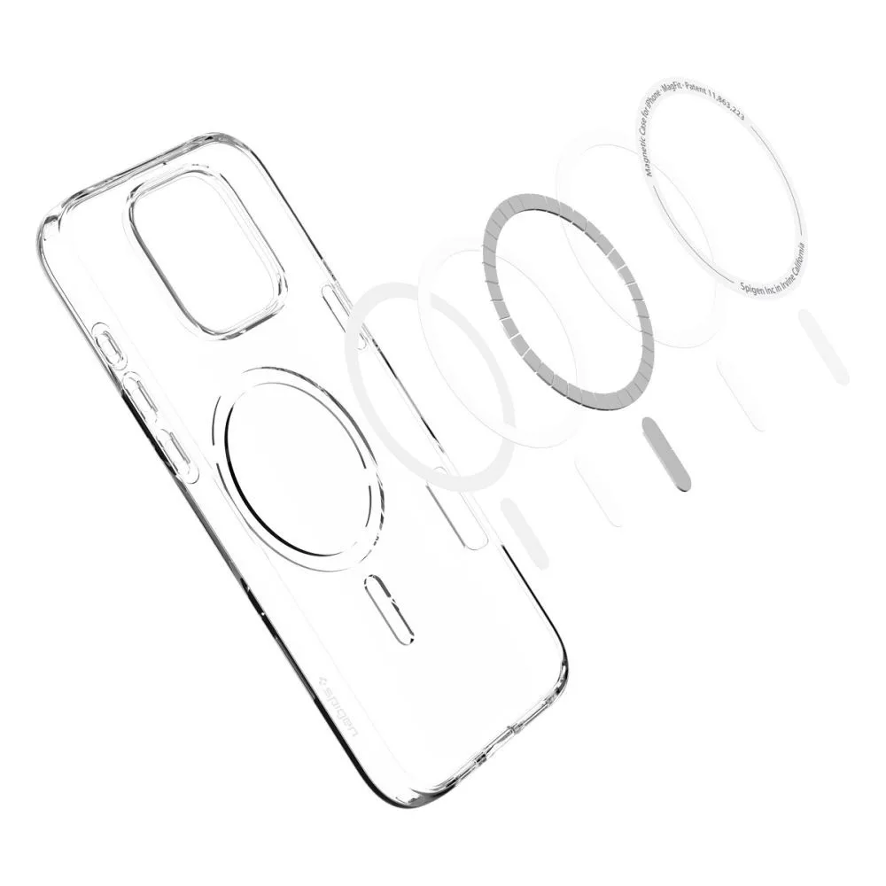 Spigen Liquid Crystal MagFit Back Cover για iPhone 16 Pro - Διάφανο – εικόνα 2
