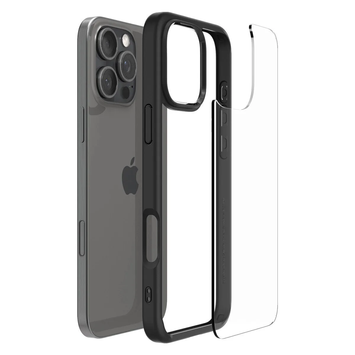 Spigen Ultra Hybrid Back Cover Πλαστικό για iPhone 16 Pro Max - Matte Black – εικόνα 2