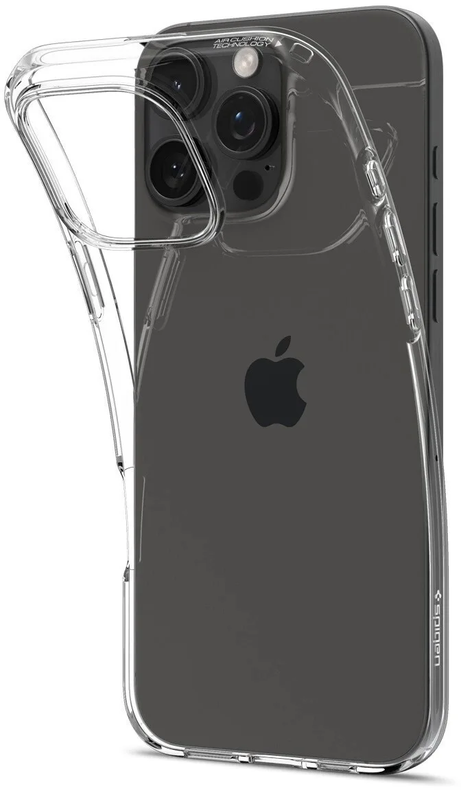 Spigen Liquid Crystal Back Cover Σιλικόνης για iPhone 16 Pro Max - Διάφανο – εικόνα 3